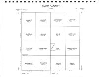 Adair County Code Map, Adair County 1990